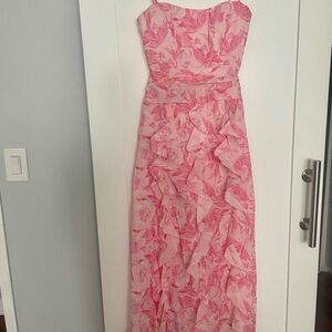 Selfie Leslie Pink Floral Dress size XS
